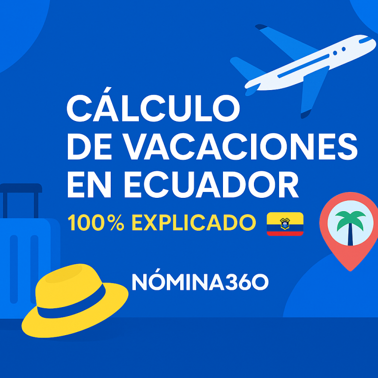 Cálculo de Vacaciones en Ecuador​